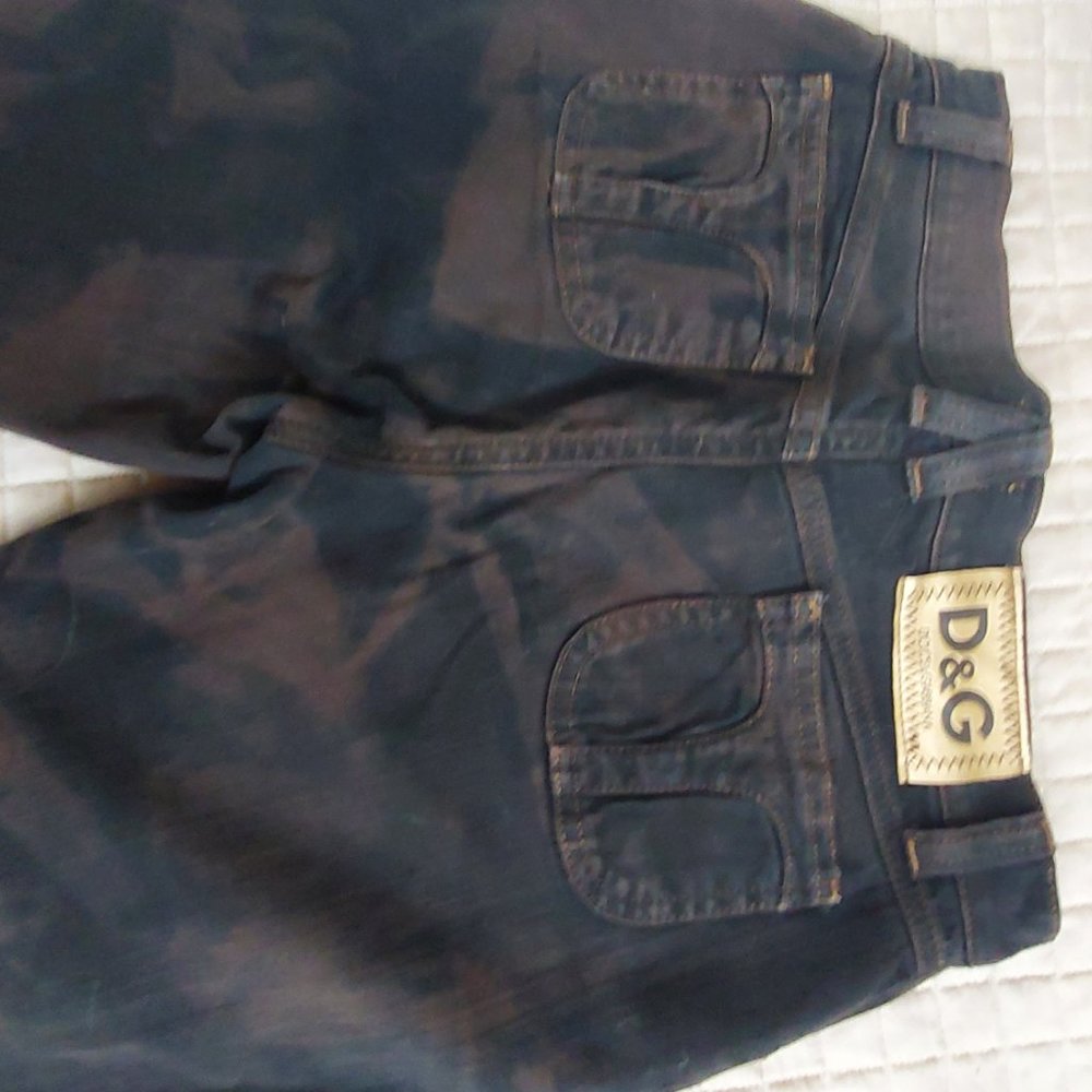 D&G Brown black jeans